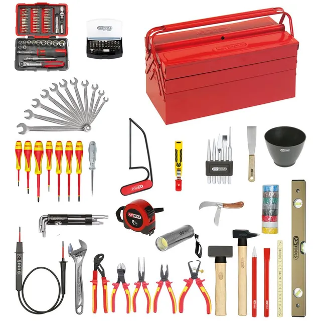 KS Tools 117.0200 composition outils électricien caisse 137 pièces isolés 1000V
