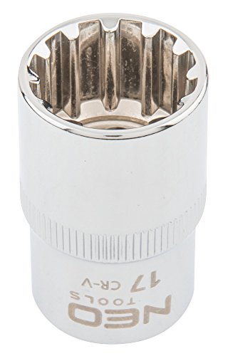 NEO TOOLS 08-589 douille 17 mm 1/2" courte