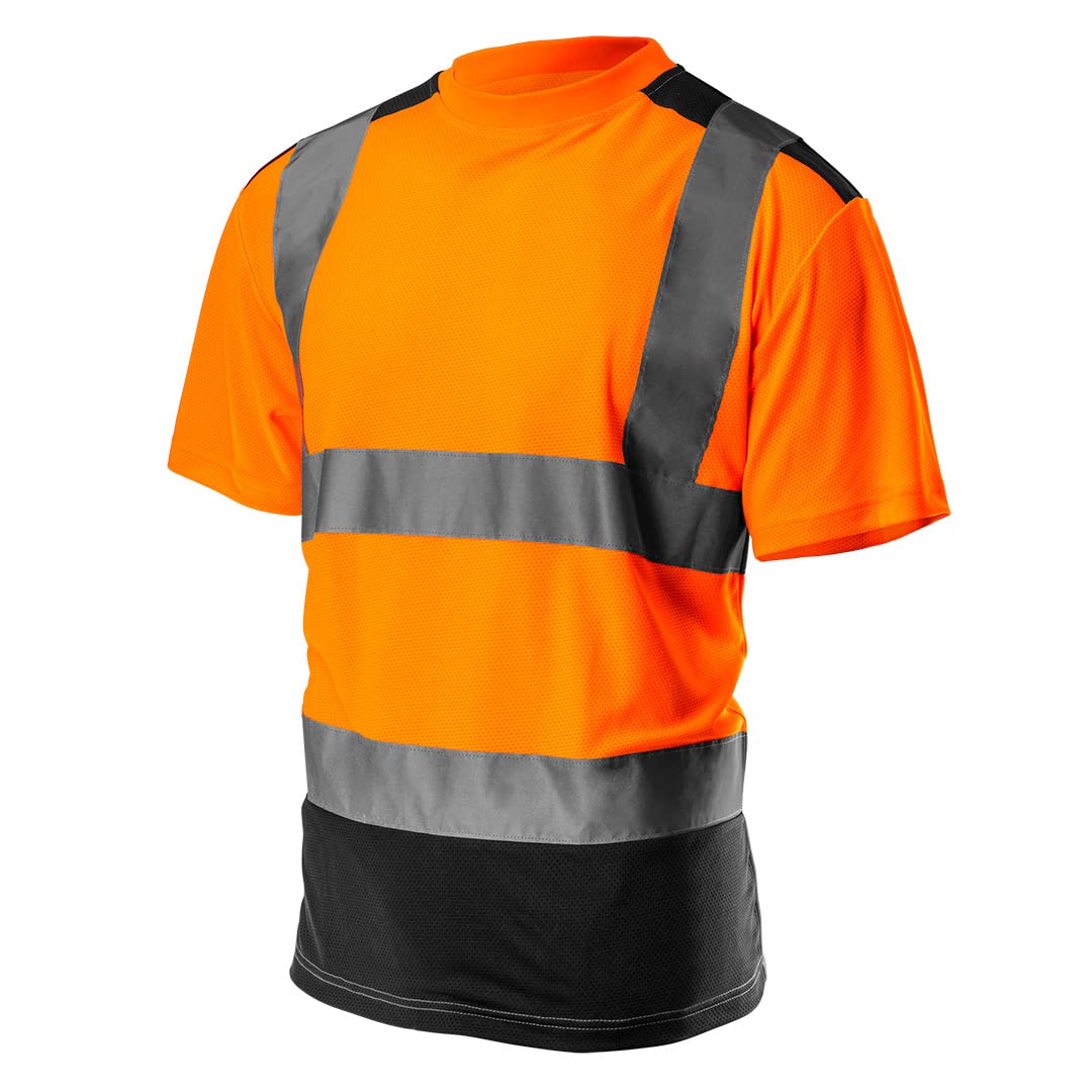 NEO Tools Warn veste polaire homme orange haute visibilité