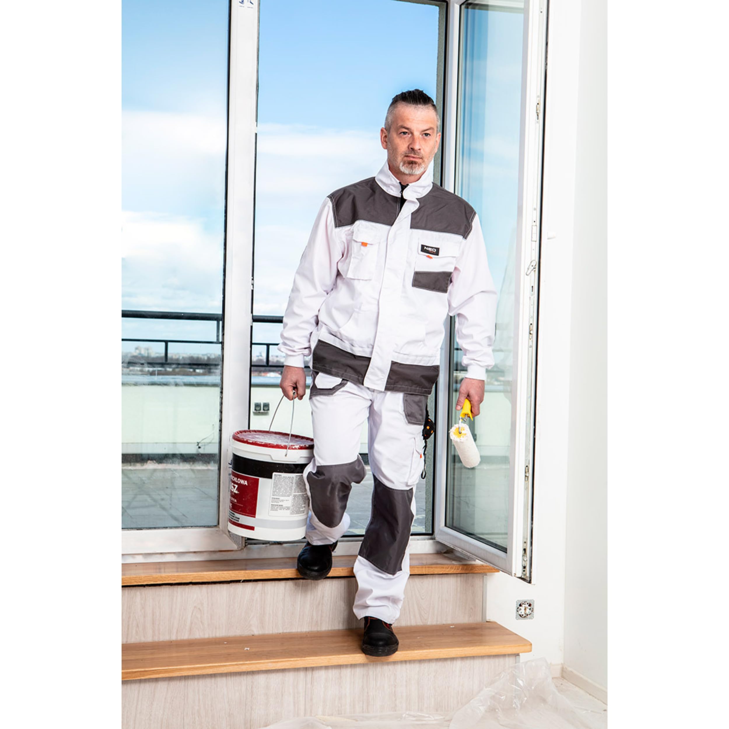 NEO Tools veste travail blanche homme taille M
