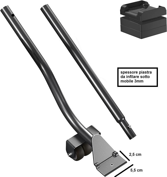 ONEON lève-meubles Classique M Noir 227 kg