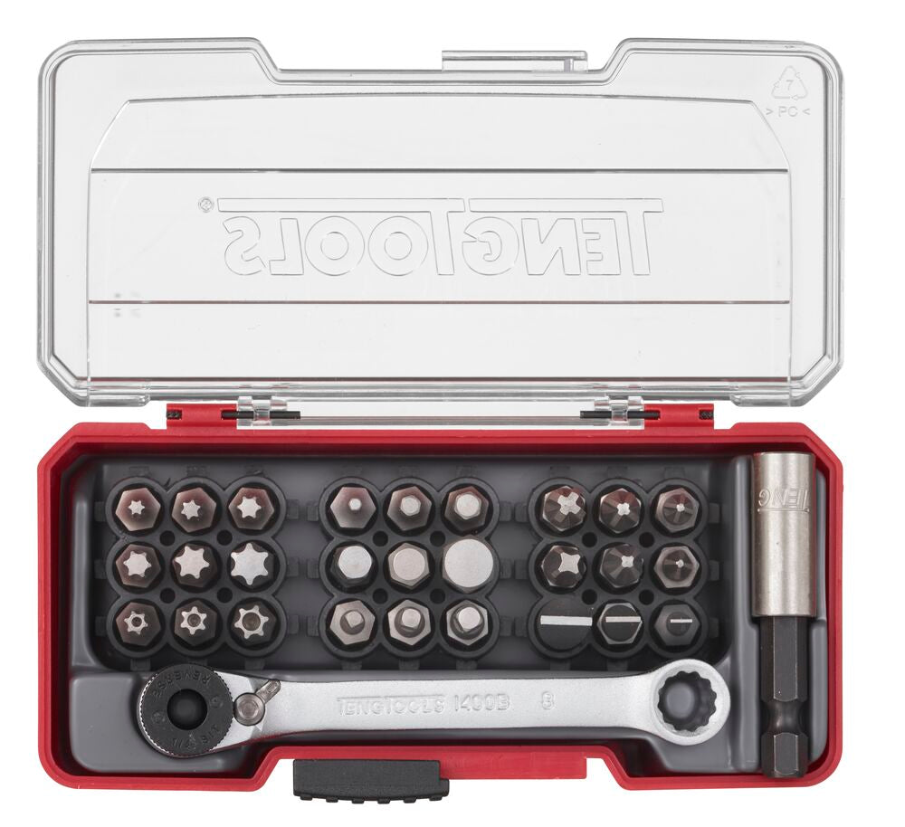 Teng Tools Coffret embouts mixtes 29 pièces clip ceinture