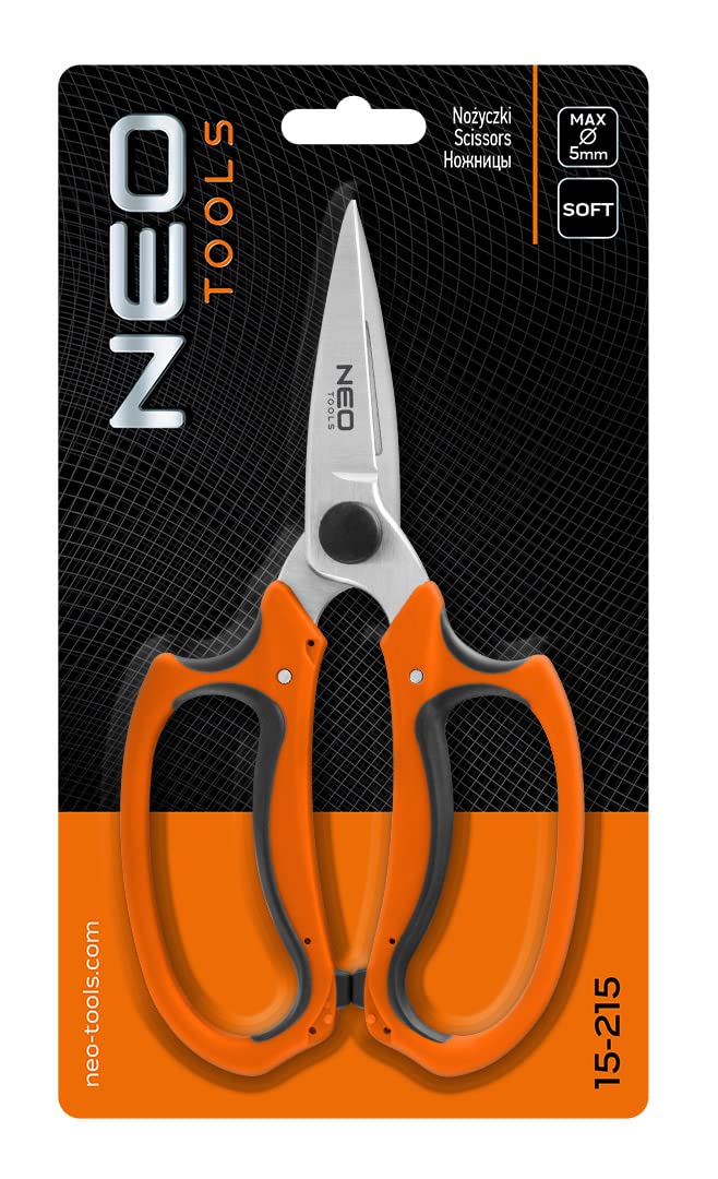 NEO TOOLS sécateur fleurs 185 mm coupe 5 mm plantes en pot
