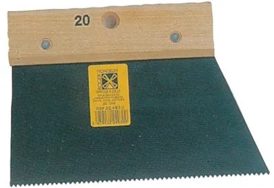 Mondelin spatule peigne à colle finement dentelé carrelage