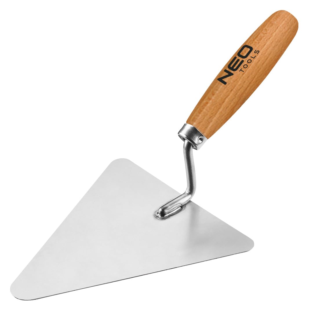 NEO TOOLS truelle coeur 200 mm manche bois col droit