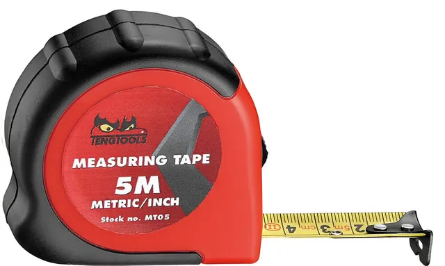 Teng Tools 8m mètre ruban métrique pouce pro