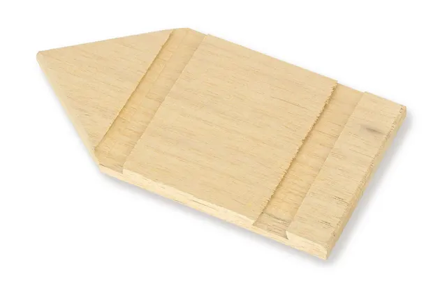 Mondelin plateau taloche pointue 14x27 cm mousse