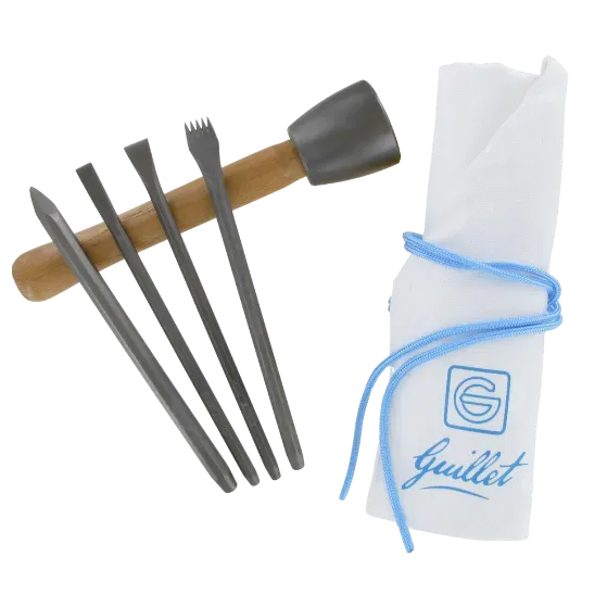 Guillet Trousse initiation sculpture 4 outils + massette