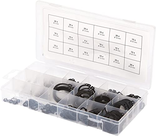 KS Tools 970.0100 assortiment circlips externes 300 pièces 3-32 mm