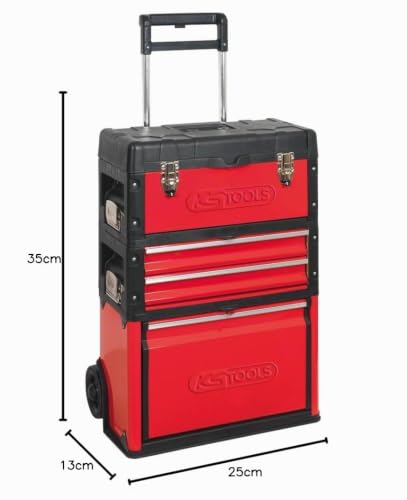 KS Tools 850.0340 servante atelier mobile bi-matière 75 kg