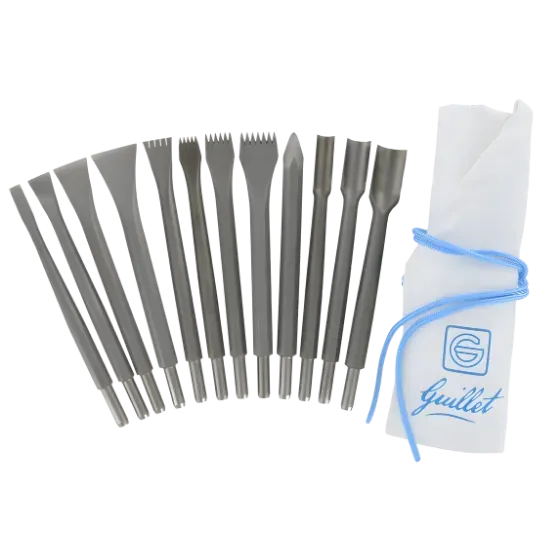 Guillet B102C36 Trousse 12 Outils Forgés Pierre Tendre