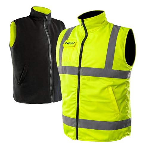 NEO Tools gilet sécurité jaune réversible réfléchissant