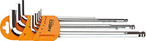 NEO Tools 09-525 jeu de clés Allen 1,5-10 mm 9 pièces