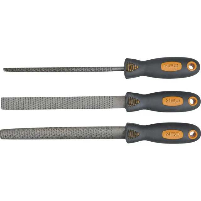 NEO TOOLS râpes à bois 200 mm lot 3 pièces T12