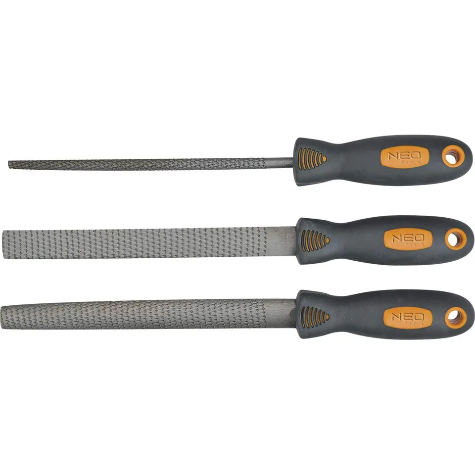 NEO TOOLS râpes à bois 200 mm lot 3 pièces T12