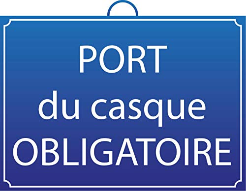 Mondelin Panneau Port du Casque Obligatoire chantier