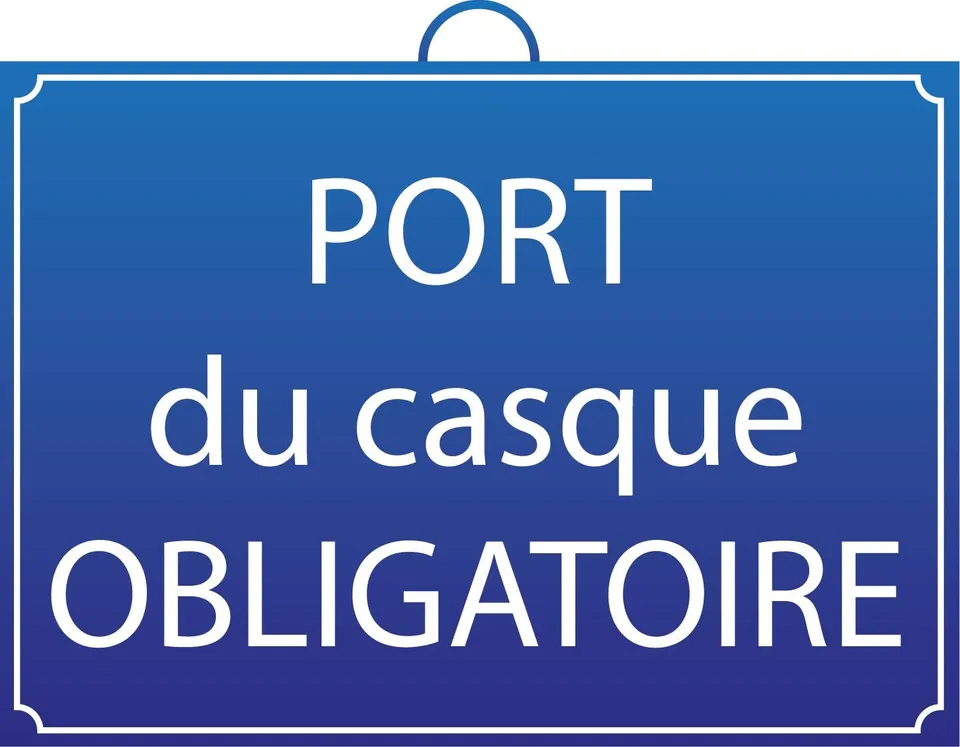 Mondelin Panneau Port du Casque Obligatoire chantier