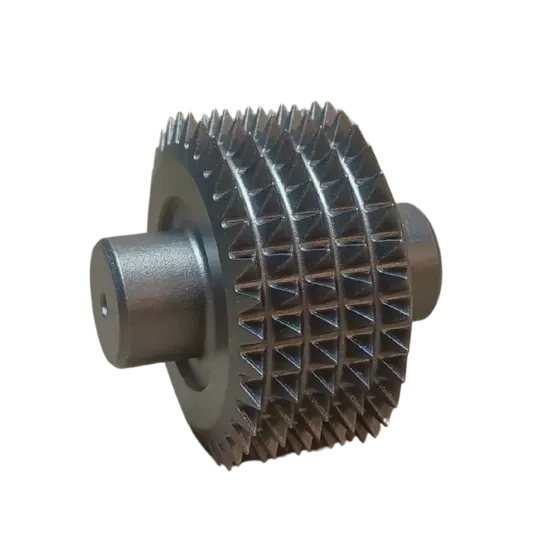 Guillet molette boucharde rotative 25 mm acier texturer