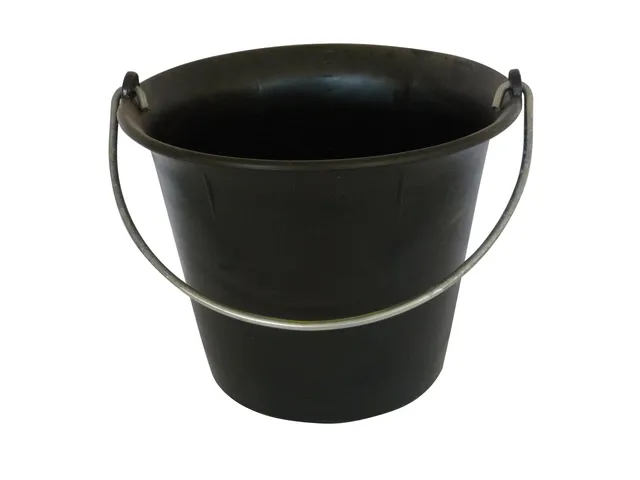 Mondelin 341020 Seau Maçon 11 L Noir Lot 10