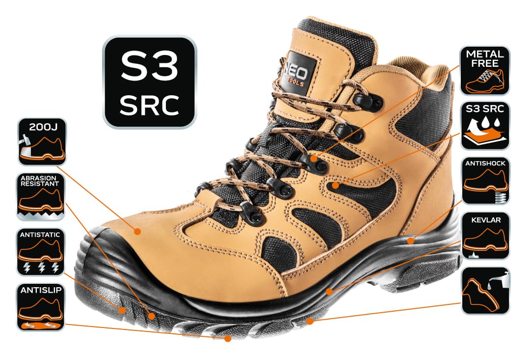 NEO TOOLS S3 chaussures de travail homme sécurité