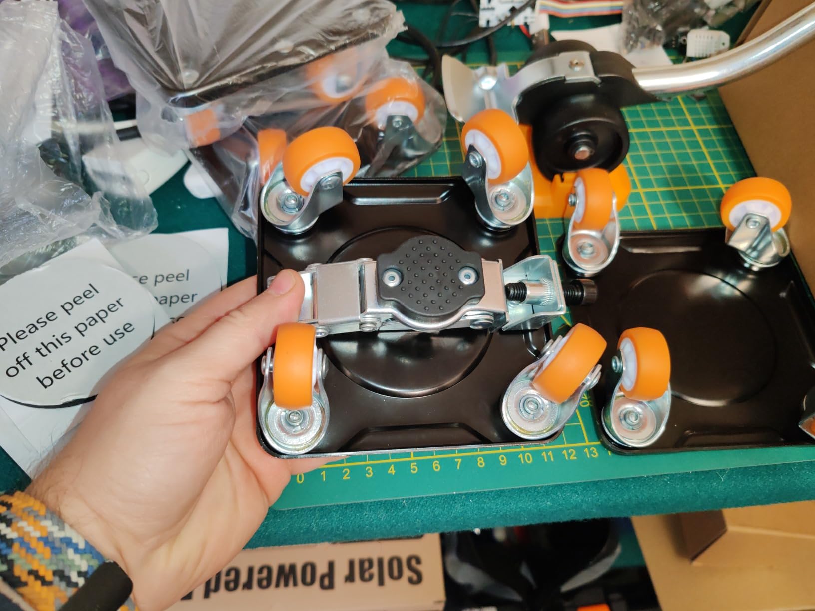 ONEON Kit déplace-meuble 8 doubles roues profil bas
