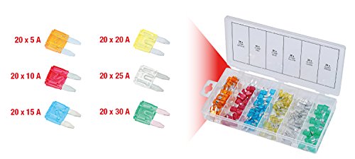 KS Tools 970.0280 assortiment mini-fusibles 120 pièces