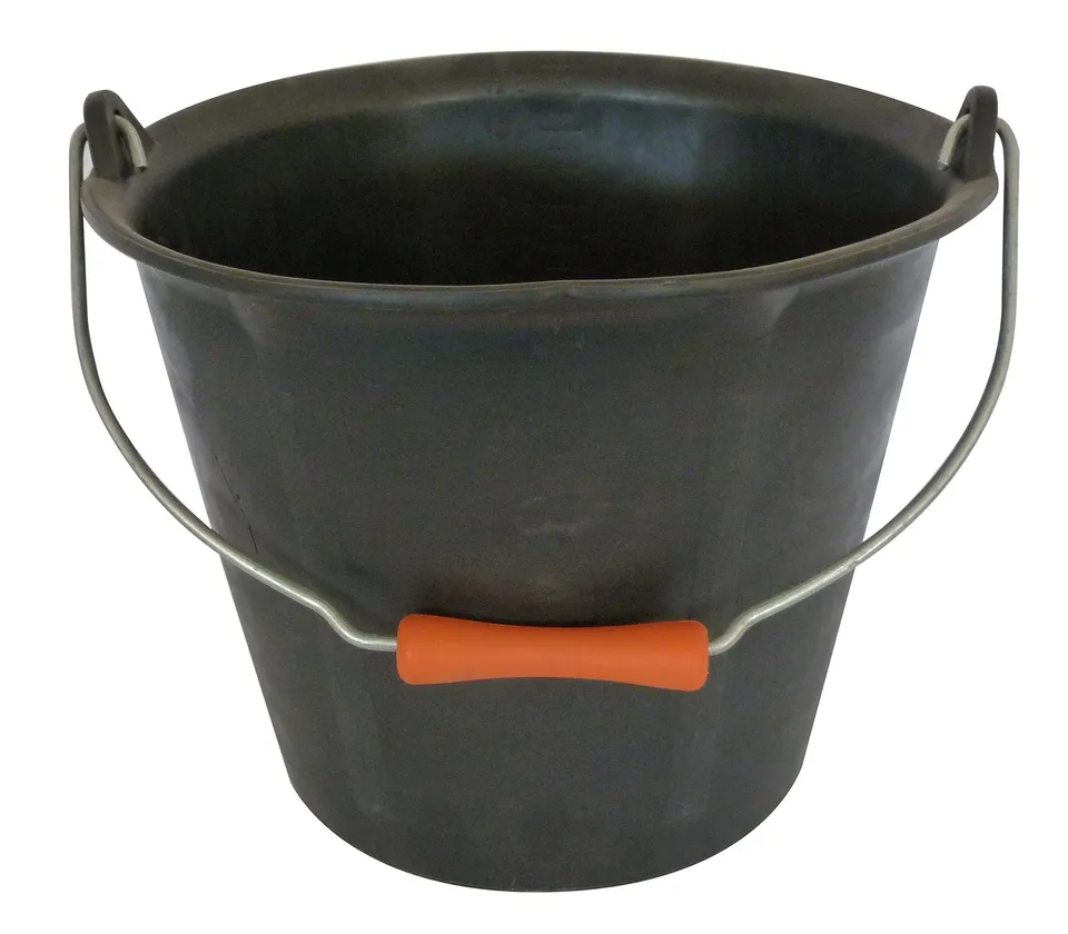 Mondelin Prochok 341141 seau 12L noir anse 5,3 mm