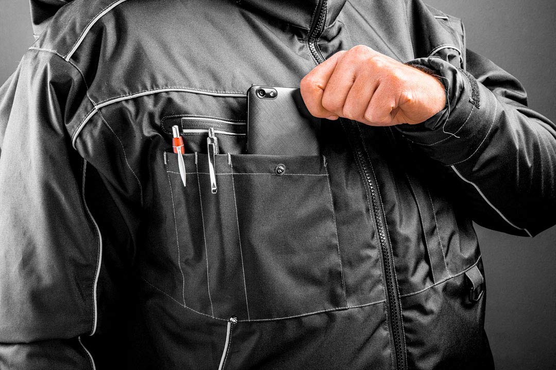 NEO TOOLS veste d'hiver travail noire doublée chaude
