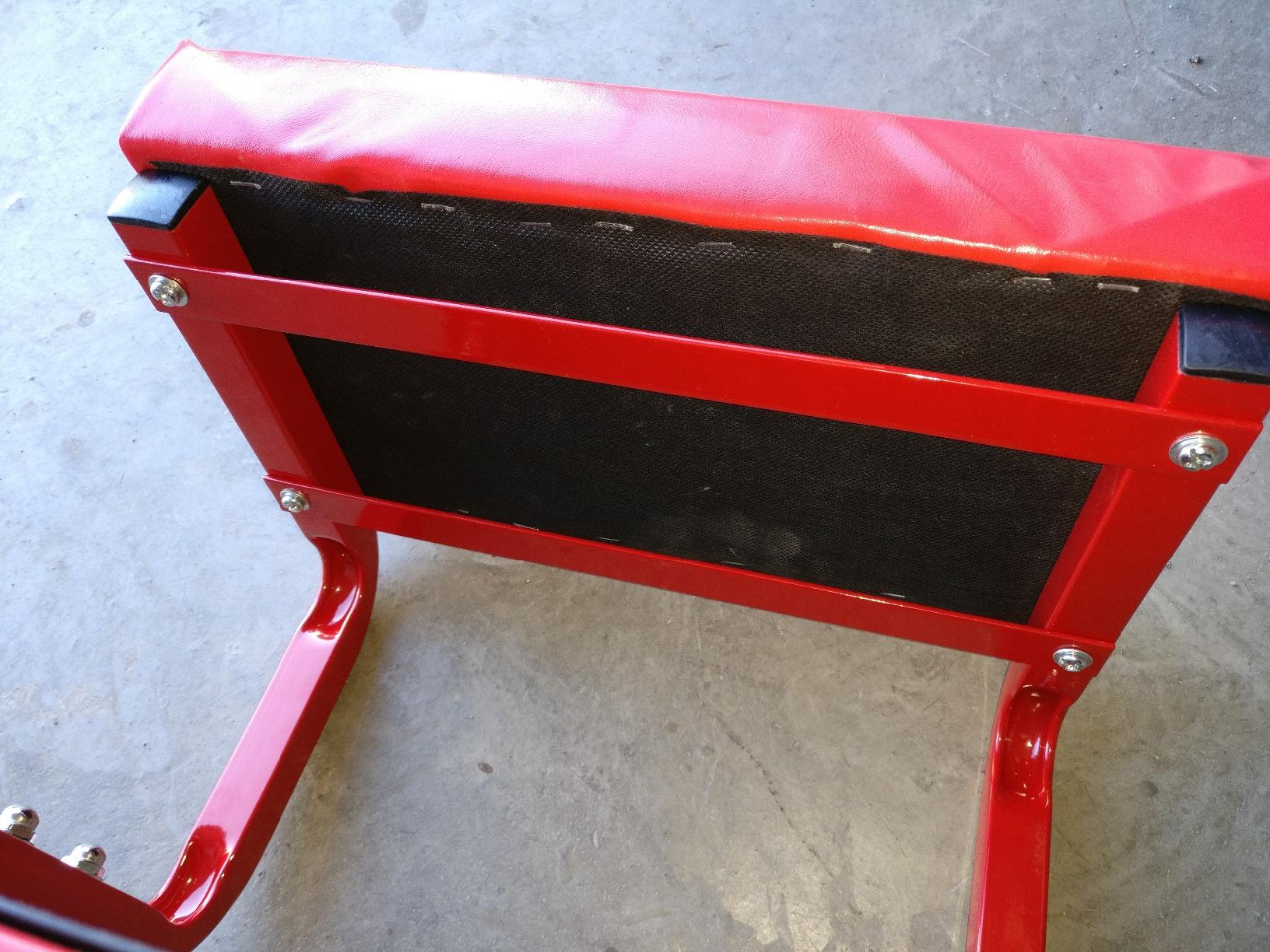 KS Tools 500.8020 Tabouret d'atelier à roulettes avec plateau