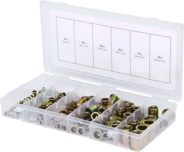 KS Tools 970.0610 assortiment inserts taraudés acier 150 pcs