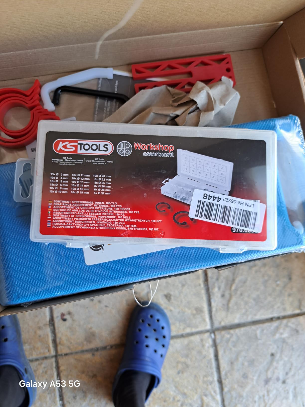 KS Tools 970.0090 assortiment circlips interne 180 pcs