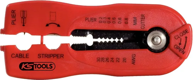 KS Tools 115.1251 pince à dénuder multifonction 0,2-0,8 mm²