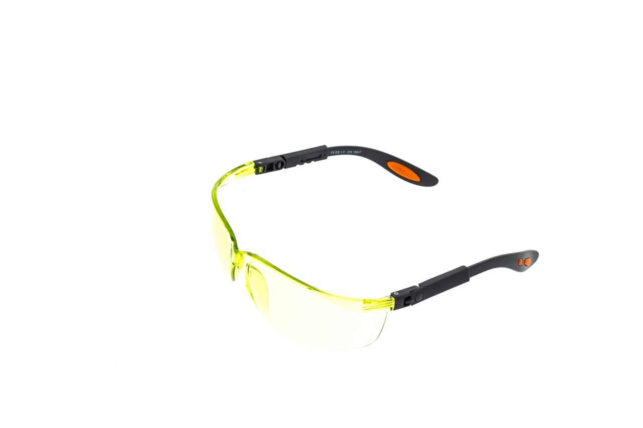 NEO TOOLS lunettes de sécurité verres jaunes polycarbonate