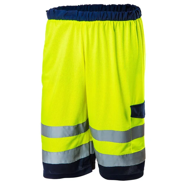 NEO TOOLS short de travail haute visibilité mesh orange