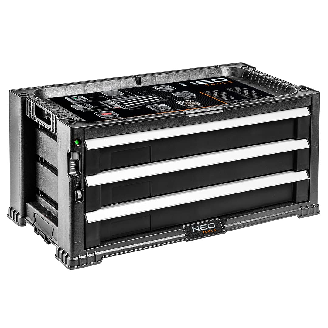 NEO TOOLS Servante atelier 3 tiroirs verrouillable