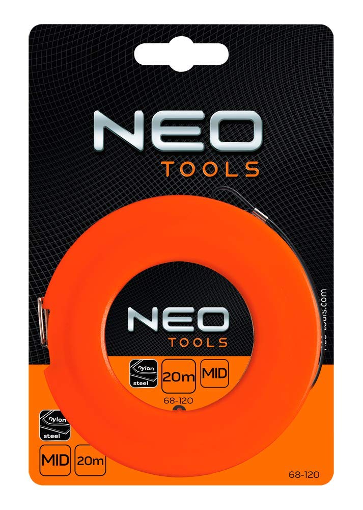 NEO TOOLS 68-120 mètre ruban 20 m acier nylon
