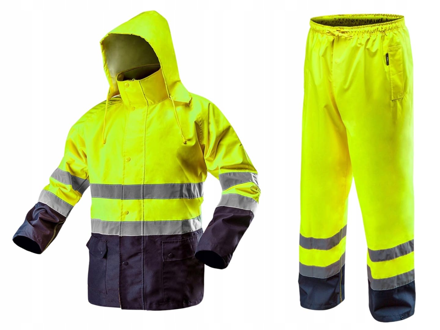 NEO TOOLS pantalon imperméable haute visibilité jaune fluo XL