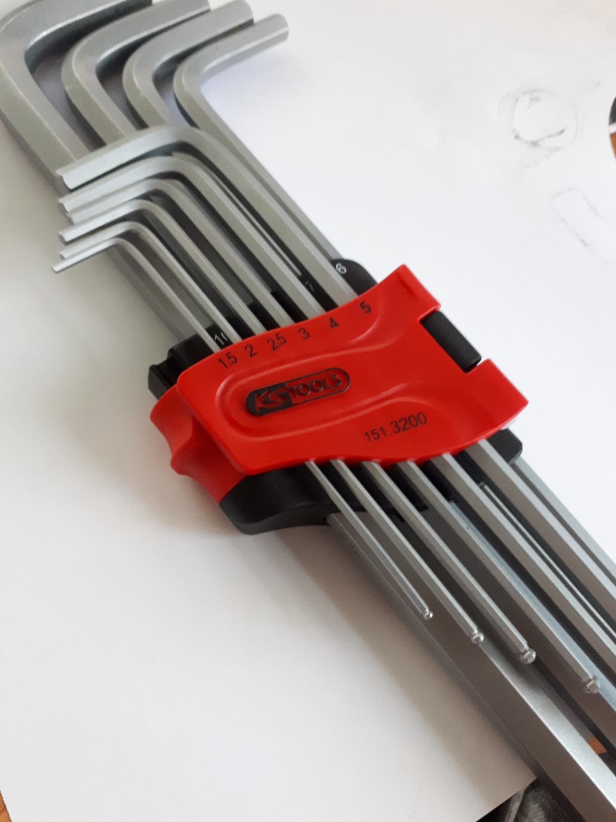 KS Tools 151.3200 jeu de clés mâles 6 pans tête sphérique