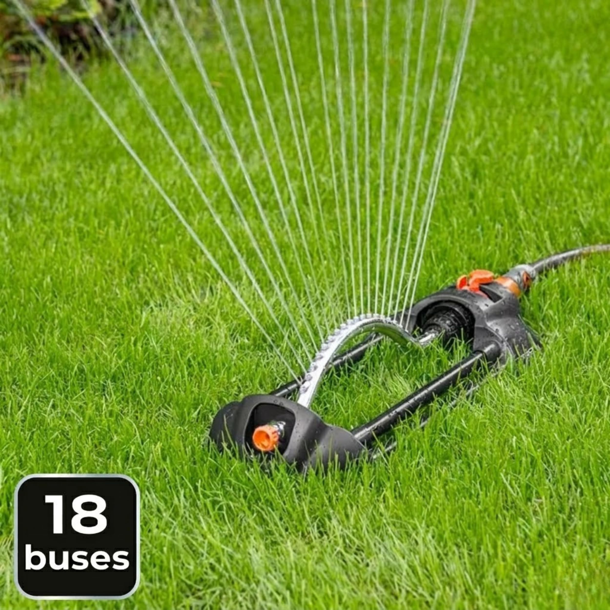 NEO TOOLS Arroseur oscillant 18 buses 266 m²