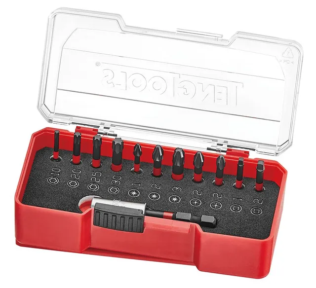 Teng Tools coffret embouts choc construction 12 pièces clip