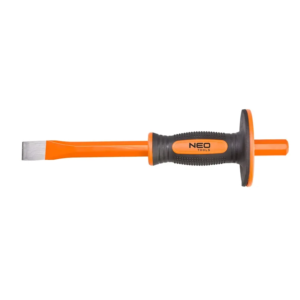 NEO TOOLS burin plat 19x300 mm avec protège-main