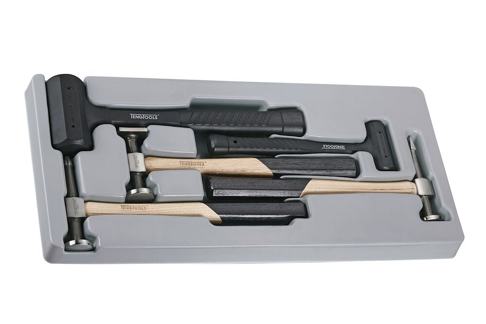 Teng Tools TT4 marteaux carrosserie 5 pièces acier forgé