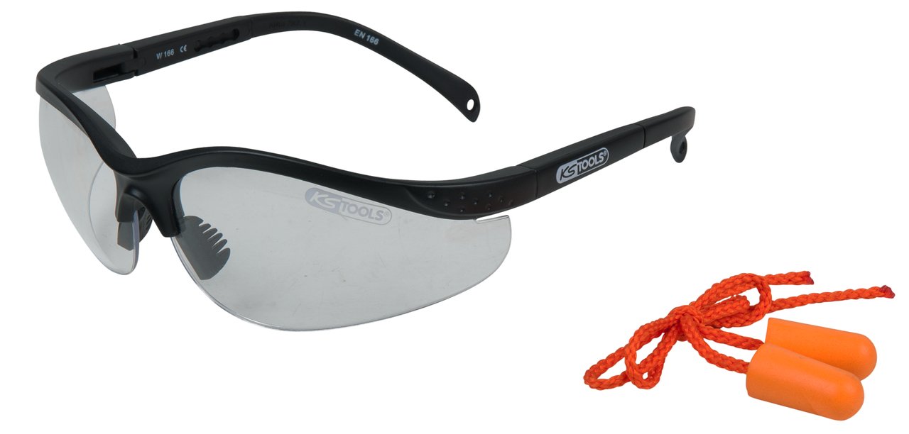 KS TOOLS 310.0170 lunettes de protection noires