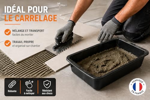 Mondelin Auge Maçon Plastique 35 L Poignées