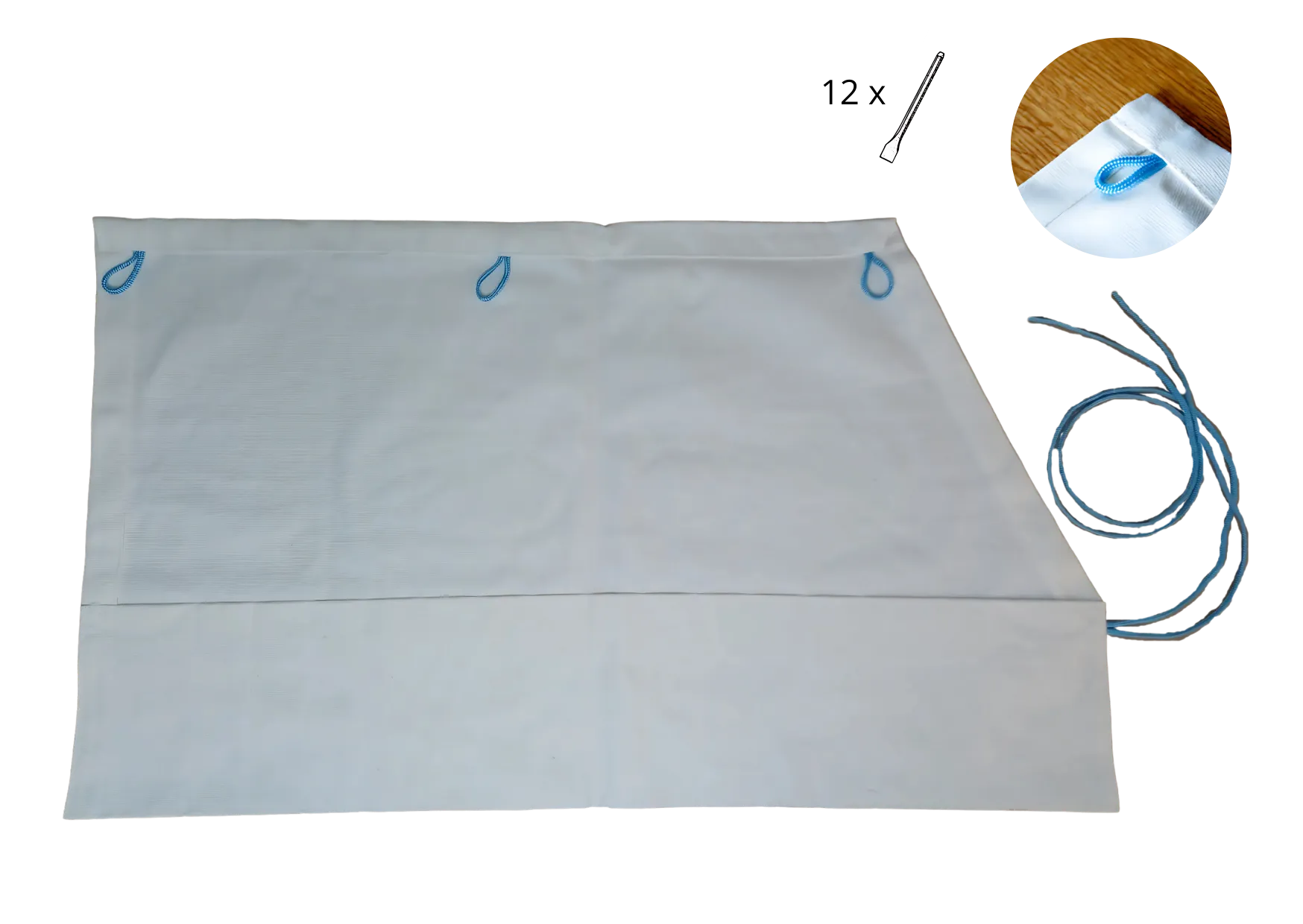 Guillet trousse rangement canvas coton 12 outils