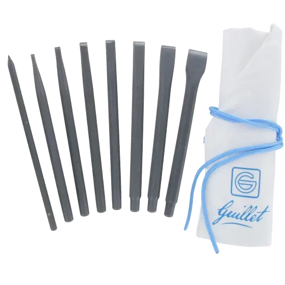 Guillet Trousse ciseaux fort carbure 1E 7 pièces