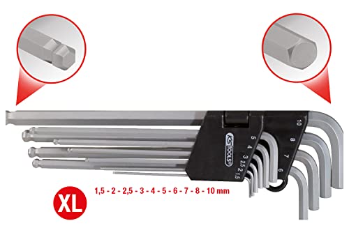KS Tools 151.3200 jeu de clés mâles 6 pans tête sphérique
